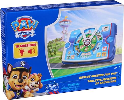 PAW Patrol Academy Rescue Mission Pup Pad, Interactive Toy with Lights, Sounds & Music, Pretend Play Kids Toys for Boys & Girls Ages 3 and Up in Saudi Arabia