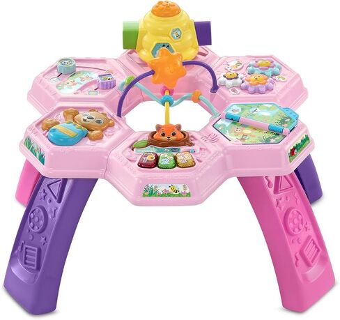 Vtech Buzz وتعلم طاولة النشاط مع سبع مناطق لعب تفاعلية ، وردي in Kuwait