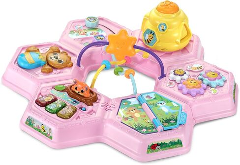 Vtech Buzz وتعلم طاولة النشاط مع سبع مناطق لعب تفاعلية ، وردي in Kuwait