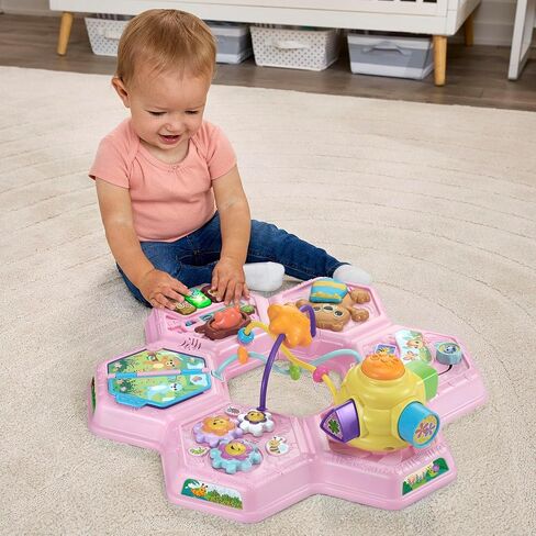 Vtech Buzz وتعلم طاولة النشاط مع سبع مناطق لعب تفاعلية ، وردي in Kuwait