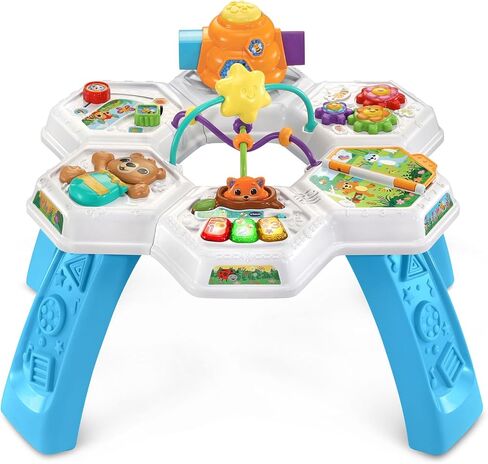 Vtech Buzz وتعلم طاولة النشاط مع سبع مناطق لعب تفاعلية ، وردي in Kuwait