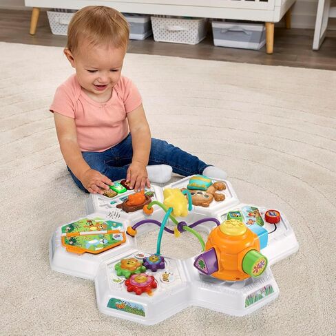 Vtech Buzz وتعلم طاولة النشاط مع سبع مناطق لعب تفاعلية ، وردي in Kuwait
