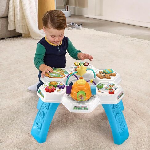 Vtech Buzz وتعلم طاولة النشاط مع سبع مناطق لعب تفاعلية ، وردي in Kuwait