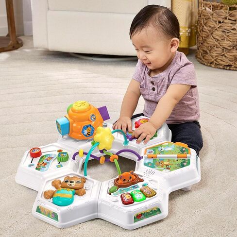 Vtech Buzz وتعلم طاولة النشاط مع سبع مناطق لعب تفاعلية ، وردي in Kuwait