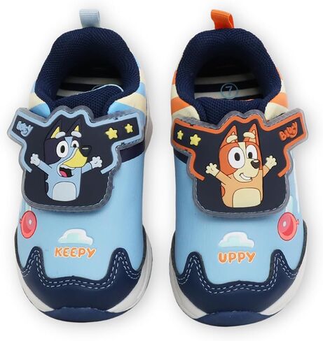 Bluey Toddler Boys and Bingo Light Up Sneakers - 10 Blue in Saudi Arabia