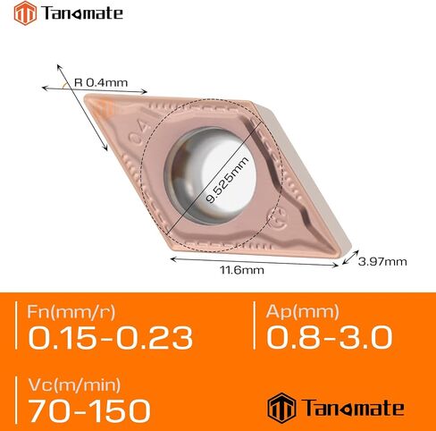 10pcs CCMT21.52 CCMT060208 Carbide Trann insert Thute Thate For Stainly Steel ، GM Chipbreaker in Kuwait