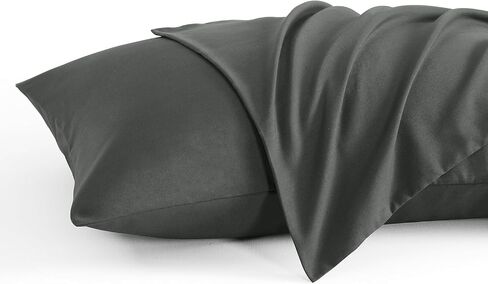 Toddler Travel Pillow Cases Set of 2, 600 Thread Count 100% Egyptian Cotton Pillow Covers for Boys and Girls with Zipper Closure - (16x22, White, Zipper Closure) in Saudi Arabia
