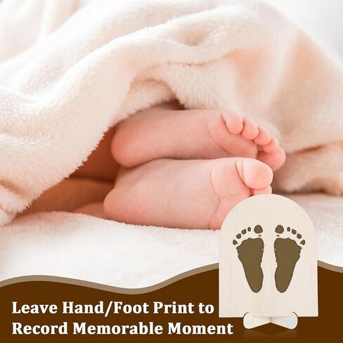 Wooden Hello World Newborn Sign Sign Sign Signing for Baby Showers Pink Butterfly Help Baby Baby Board Board لحضانة المستشفيات مع إطار الصور والوقوف in Saudi Arabia