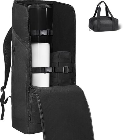 Happybuy Telescope Case, 29.9" Storage Backpack with Secure Strap, Pockets and Cozy Shoulder Straps, Shock-Absorbent Carrying Case for Optical Tube & Tripod, Counterweight Pocket in Saudi Arabia