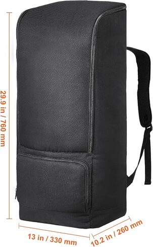 Happybuy Telescope Case, 29.9" Storage Backpack with Secure Strap, Pockets and Cozy Shoulder Straps, Shock-Absorbent Carrying Case for Optical Tube & Tripod, Counterweight Pocket in Saudi Arabia