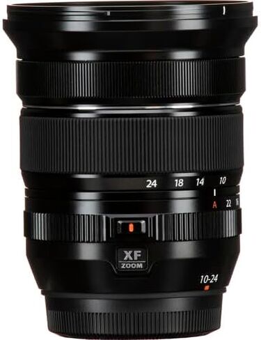 FUJIFILM XF 10-24mm f/4 R OIS WR Lens Bundle with Soft Lens Case + 32GB Memory Card + Professional MC 3 Piece Filter Kit, 77mm UV/CPL/F + More in Saudi Arabia