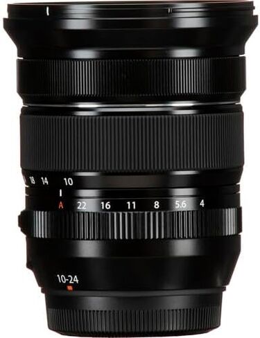 FUJIFILM XF 10-24mm f/4 R OIS WR Lens Bundle with Soft Lens Case + 32GB Memory Card + Professional MC 3 Piece Filter Kit, 77mm UV/CPL/F + More in Saudi Arabia