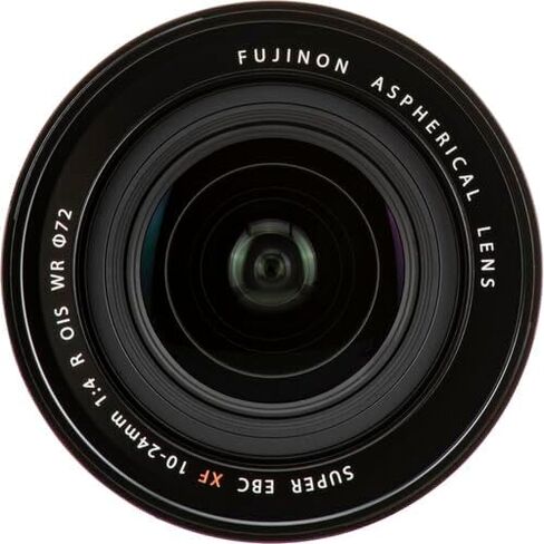 FUJIFILM XF 10-24mm f/4 R OIS WR Lens Bundle with Soft Lens Case + 32GB Memory Card + Professional MC 3 Piece Filter Kit, 77mm UV/CPL/F + More in Saudi Arabia