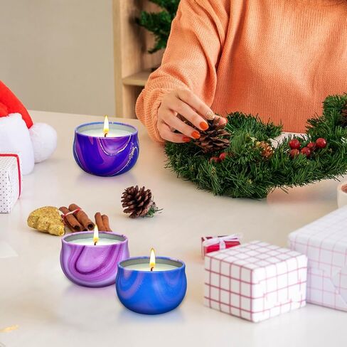 Scented Candles Gift Set, 3 Pack Soy Candles Gift Set Candles for Home Scented, Gifts for Women Men, Birthday Christmas,Anniversary,Valentine's,Graduation,Holidays,Thanksgiving,Aromatherapy in Saudi Arabia