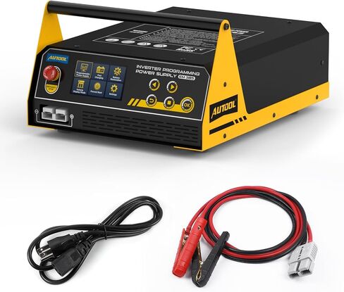 AUTOOL السيارات إعادة برمجة فلاش إمدادات الطاقة 150A، 12V شاحن بطارية السيارة، صيانة البطارية، القفز كاتب الجهد قابل للتعديل للفيضانات العادية، هلام، AGM، EFB، مع شاشة LCD in Kuwait