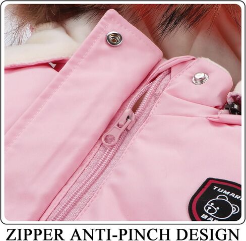 Toddler Winter Coat Baby Puffer Jacket Boy Hoodie Fleece Outerwear Clothes 0-5T in Kuwait