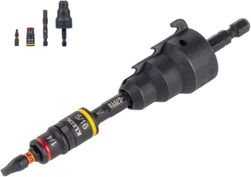 أدوات Klein 85091hd قناة المقبس القناة ، أداة 3-in-1 ذات التصنيف المؤثر لـ 1/2 بوصة ، 3/4 بوصة ، قناة 1 بوصة ، BET MAGNECT in Kuwait