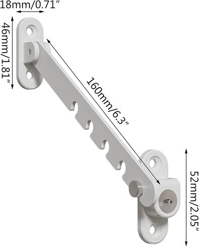 Child Safe Window and Door Lock, Carbon Steel Adjustable Restrictor for Window and Door in Saudi Arabia