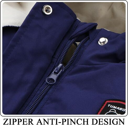 Toddler Winter Coat Baby Puffer Jacket Boy Hoodie Fleece Outerwear Clothes 0-5T in Kuwait