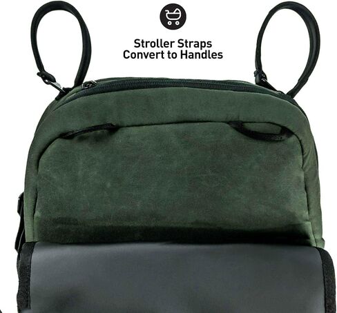 5 in 1 Tactical Adventure Proof Hiking Backpack and Diaper Bag, Travel, Lightweight, Cooler for Storing Milk, Convertible Handles, Durable, Changing Pad included in Saudi Arabia