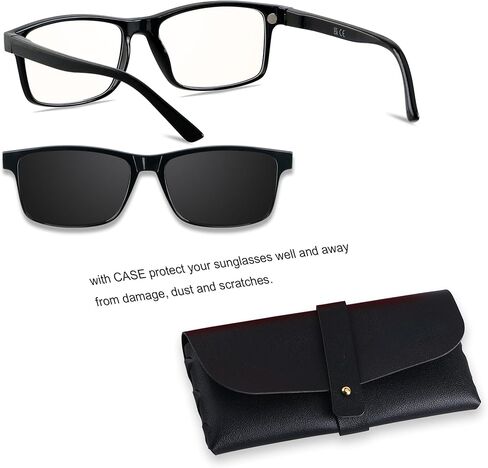 نظارات قراءة من ANDWOOD، نظارات شمسية مستقطبة تحجب الضوء الأزرق للرجال والنساء للحماية من الأشعة فوق البنفسجية in Kuwait