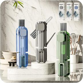 2pcs 4 في 1 كوب من فرشاة تنظيف الفجوة ، وفرشاة تنظيف الشقوق متعددة الوظائف للزجاجة ، ومنظف الزجاجة متعددة الأغراض مع تصميم صغير من منظف كوب السيليكون in Kuwait