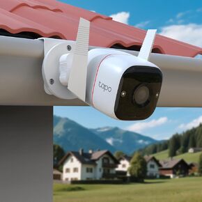 Gutter Mount Compatible with Tapo TP-Link Security Outdoor Camera(C320WS)(3MP C310)/2K QHD ColorPro(C325WB)/DEKCO Solar Security Camera Outdoor DC4L/5L/9L 2K Camera (White) in Kuwait