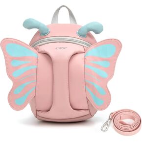 CFX Backpack Leash for toddlers Anti Lost Toddler Leash with Safety Handle, Attractive child backpack leash(Pink Butterfly) in Saudi Arabia