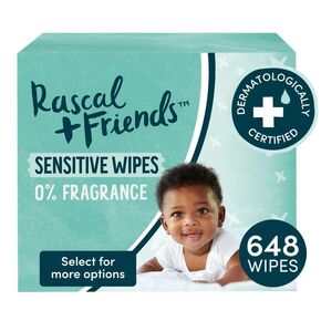 Rascal + Friends Sensitive Baby Wipes (648) in Kuwait