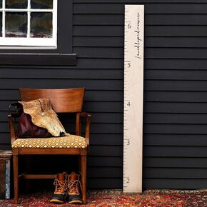 Boho Growth Chart for Wall - Wooden Growth Chart for Kids, Height Chart for Wall, Kids Height Wall Chart, Kids Sizing Chart, Wall Height Chart for Kids - Love Beyond Measure, White in Kuwait