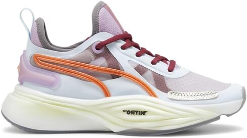 PUMA Womens Lemlem X PWR NITRO SQD SQD Sneakers SHOEES - الأزرق ، الأرجواني - الحجم 8.5 م in Saudi Arabia