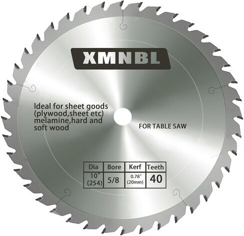 10" Stacking Dado Blade Set 24-Tooth,Dado Blades for 10 Inch Table Saw,Compatible with 10 Inch Table Saw,Dado Stack for Fine Finished Dados, Grooves, and Rabbets,Ranging From 1/4'' to 13/16''14 Pieces in Saudi Arabia