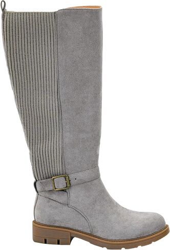 Corkys Footwear Women's Hay There 1.25-Inch Heeled Boot, With a Pull On Loop, Cushioned Insoles For All Day Wear, An Adjustable Ankle Buckle, And A Sock Top Back in Kuwait