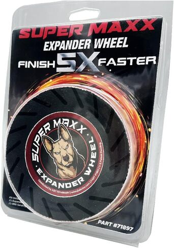 LAUCO Super Maxx Expander Wheel Expander Wheel Kit Compatible with Angle Grinder 4.5in, 5X Faster Grinding, Kit Includes 1 GRIT 80 Sanding Belt in Saudi Arabia