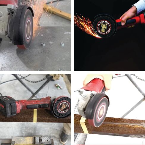 LAUCO Super Maxx Expander Wheel Expander Wheel Kit Compatible with Angle Grinder 4.5in, 5X Faster Grinding, Kit Includes 1 GRIT 80 Sanding Belt in Saudi Arabia