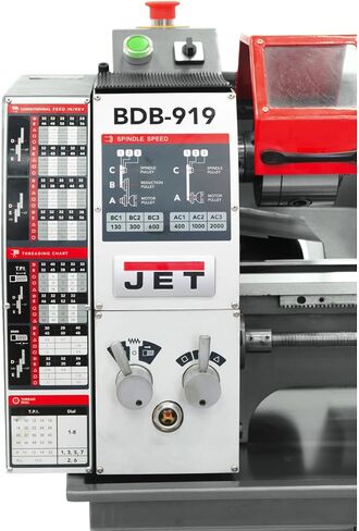 JET 9" x 19" Belt Drive Bench lathe, 3/4 HP, 115V 1Ph (Model BDB-919) in Saudi Arabia