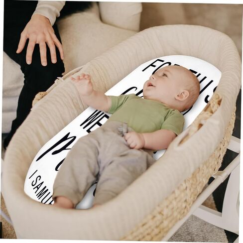 ERINGOGO Softer Fitted Bassinet Sheet for Comfortable Cradle Mattress Cover Breathable Durable Design Easy Care for Sensitive Skin in Saudi Arabia