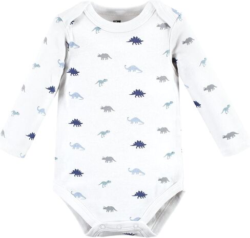 Hudson Baby Unisex Baby Cotton Long-Sleeve Bodysuits, Polar Bear, 9-12 Months in Saudi Arabia