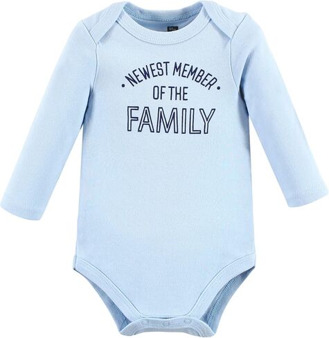 Hudson Baby Unisex Baby Cotton Long-Sleeve Bodysuits, Polar Bear, 9-12 Months in Saudi Arabia