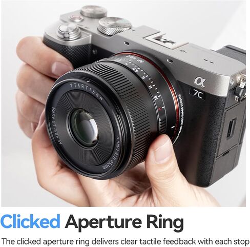 Ttartisan AF 40mm f/2 for e mount ، Full Frame F2 F2 Lenses for Fe-Mount A7 II A7R II A7R V A7S II A7SII A7C A9 A1 A5100 A6000 A6400 A6700 NEX-7T-5T NEX-3N ZV-E1 in Saudi Arabia