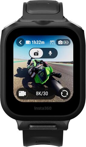 معاينة Insta360 GPS عن بُعد مع MIC مدمج ، وجميع في واحد متوافق مع Insta360 Ace Pro 2 و X5 لمعاينة الصور المباشرة ، والتحكم عن بُعد ، وتسجيل الصوت ، وبيانات الوقت الفعلي in Kuwait