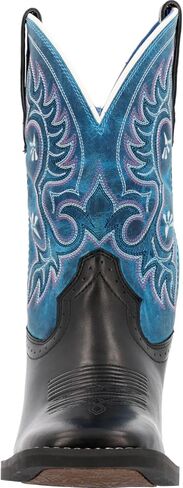 الحذاء الغربي للسيدات Durango® Westward ™ ، Black Onyx و Blue Blaze ، الحجم 8.5 (م) in Saudi Arabia