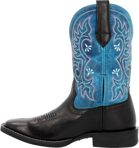 الحذاء الغربي للسيدات Durango® Westward ™ ، Black Onyx و Blue Blaze ، الحجم 8.5 (م) in Saudi Arabia