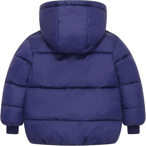 Toddler Winter Coats, 1-7T Baby Girls Boys' Winter Fleece Jackets With Hooded Jacket Outwear in Saudi Arabia