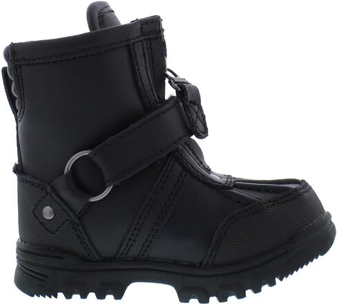 POLO RALPH LAUREN Kids Conquered HI Combat Boot, Black, 8 US Unisex Toddler in Saudi Arabia