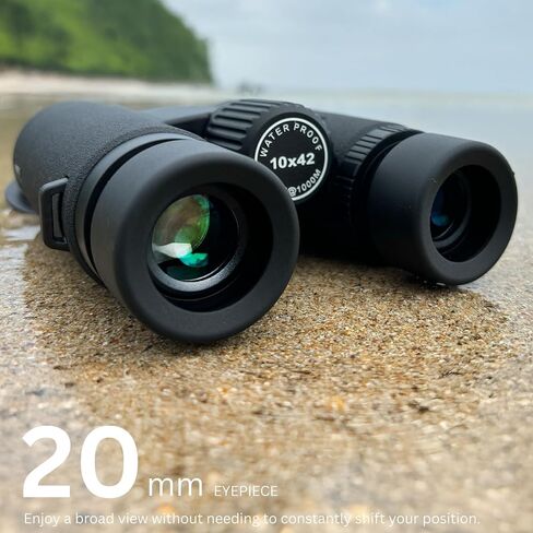 Hontry 8x42 Binoculars with IPX6 Waterproof Protection for Bird Watching, Hunting, Cruise Ship, Travel and Safari in Kuwait