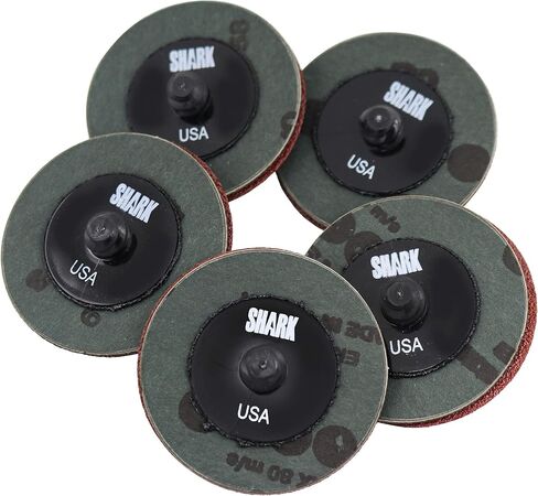 Shark 12841 2-inch 36 Grit Mini Grinding Discs Aluminum Oxide/Resin Backed in Saudi Arabia