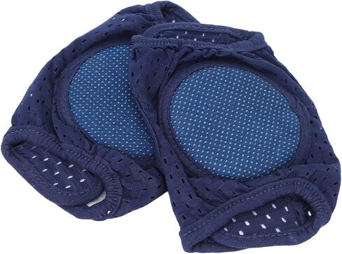 Pilipane Baby Crawling Pads Soft Cotton Elastic Unisex Prevent Slip Infant Knee Protection Cover (Navy Blue) in Saudi Arabia