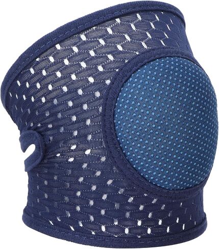 Pilipane Baby Crawling Pads Soft Cotton Elastic Unisex Prevent Slip Infant Knee Protection Cover (Navy Blue) in Saudi Arabia