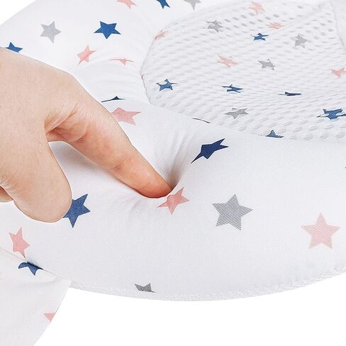 Baby Bath Seat Support Net Soft Infant Bathing Seat Support Mat Suspension Shower Pad Adjustable Non-Slip Newborn Bathtub Sling Mat Baby Sink Bather Tub Shower Net Bathtub Sit Up Mesh 0-6 Month in Kuwait